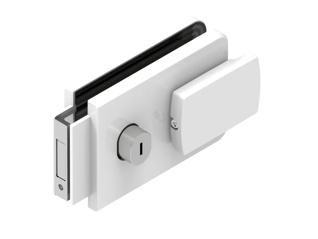 MG-Lock lock in white finish