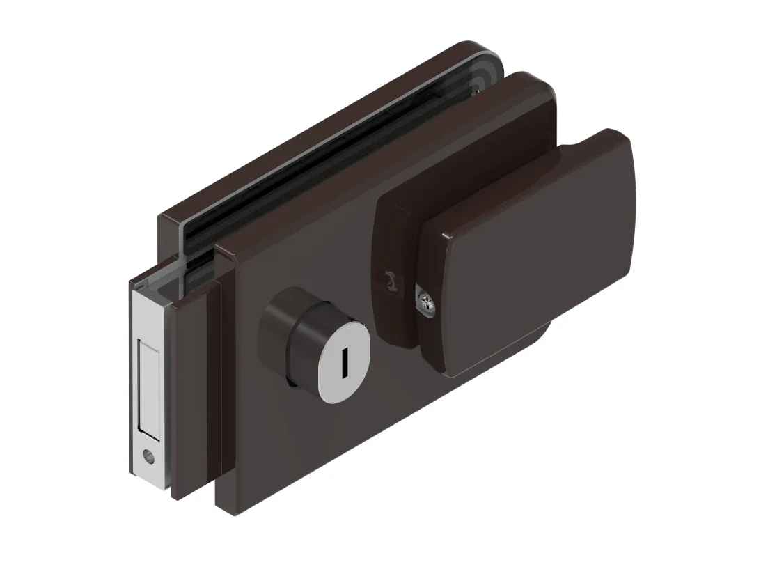 MG-Lock lock in bronze finish